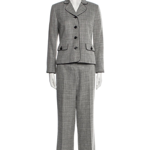 Women's Gray Pendleton Suit Set size 8 - Picture 1 of 4